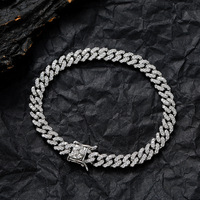Venta Directa de Fábrica, Accesorios Populares de Hip-hop y Rap, Brazalete Cubano Fino de Latón con Incrustaciones de Circonio de 6 mm