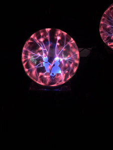 Esfera de <span class=keywords><strong>Plasma</strong></span> alimentada por batería y USB de 3 pulgadas, bola mágica de cristal, orbe de <span class=keywords><strong>Plasma</strong></span> mágico de anión para decoraciones navideñas - Product Image 4