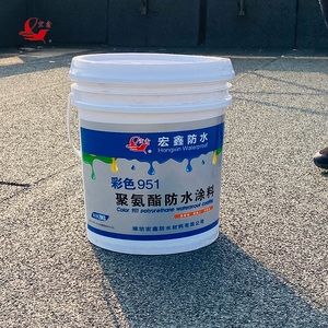 Revêtement imperméable en <span class=keywords><strong>polyuréthane</strong></span> à base d'eau écologique, faible teneur en COV, <span class=keywords><strong>peinture</strong></span> imperméable PU pour toiture, sous-sol, salle de bain - Product Image 1