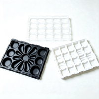 Plateau en plastique antistatique ESD pour composants électroniques, plateau de stockage, plateau de manutention, plateau d'emballage thermoformé sur mesure