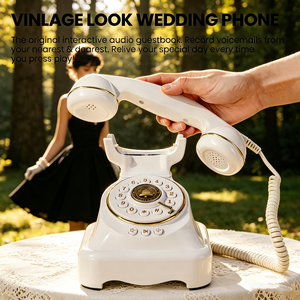 Teléfono de Audio para Bodas con Mensaje de Voz, Precio de Fábrica, para Eventos, Alquiler, Negocios, Venta al Por Mayor, Directo de Fábrica - Product Image 2