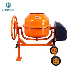 Mini Mezcladora de Concreto Eléctrica Portátil de 70L para Proyectos de Jardinería al Aire Libre - Product Image 3