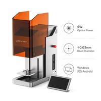 Machine de marquage laser UV 3D 5W haute puissance pour gravure de précision sur boîtes cadeaux, verre, cristal, plastique et acier inoxydable – Modèle de bureau