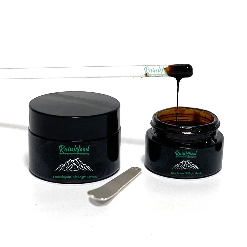 Resina natural pura do líquido 50g Shilajit do ácido fúlvico do extrato do Shilajit do Himalaia