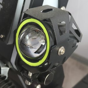 U7 ไฟหน้า LED พร้อมแตรสำหรับสกู๊ตเตอร์ไฟฟ้า, ไฟสปอร์ตไลท์สว่าง 2-in-1 สำหรับความปลอดภัย, อะไหล่เปลี่ยนสำหรับสกู๊ตเตอร์ไฟฟ้าแบบสากล - Product Image 2