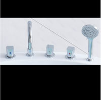 Bain à remous gonflable de luxe pour 8 personnes lumières LED Bluetooth moderne 5 robinets Spa baignoire 15A SOWO pour 18 ans piscine salle de bain