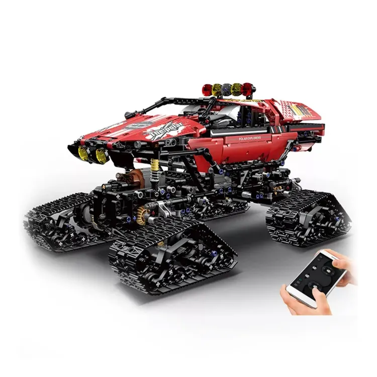 Khối đồ chơi nhà sản xuất không gian thám hiểm kỹ thuật xe công nghệ cao khối món quà tốt nhất cho bé trai