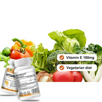 Wins Town Capsules Ekspor Perdagangan Luar Negeri Vitamin E Softgel Capsules Pendukung Penglihatan 100 Tablet Dalam Kemasan Botol