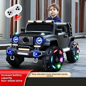 Vehículo Todoterreno Eléctrico de Cuatro Ruedas con Control Remoto <span class=keywords><strong>para</strong></span> Niños, Juguete de Plástico con Asiento <span class=keywords><strong>para</strong></span> Niños de 2 a 4 Años, con Batería - Product Image 3