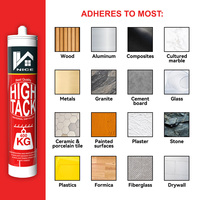 Adhésif en silicone polyuréthane MS NICE à faible teneur en COV et haute adhérence pour la construction de plaques de marbre et de plaques de plâtre