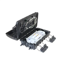 Caja Terminal Óptica FTTH para Exteriores Personalizada, 16 Puertos, Caja de Distribución de Fibra Óptica con Divisor PLC FTTH 1x16Nap 1x8Caja