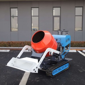 Mezclador de hormigón portátil móvil CE gasolina mezclador de hormigón sobre orugas dumper mortero mezclador de hormigón autocargable - Product Image 6