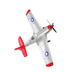 Avión de Combate <span class=keywords><strong>RC</strong></span> <span class=keywords><strong>P51</strong></span> Mustang FX9501 de 2.4Ghz, Modelo de Avión Planeador de Espuma EPP sin Escobillas de 4 Canales con Giroscopio de 6 Ejes, Avión Acrobático - Product Image 1