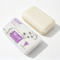 Jabón de leche de cabra Classic White Bar Soap, cremoso y suave para limpieza diaria.