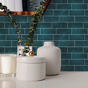 Carreaux muraux SPC Peel and Stick Dosseret SPC Douche <span class=keywords><strong>Salle</strong></span> <span class=keywords><strong>de</strong></span> <span class=keywords><strong>bain</strong></span> Panneaux muraux 11.6 "x 8.4"(294*214mm) - Product Image 2