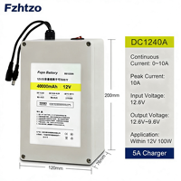 Baterai Lithium Semi-Solid State 12V 40Ah untuk Pasokan Daya Darurat Luar Ruangan & Elektronik Konsumen (3000 Siklus)