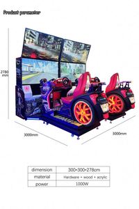 NINIX Cockpit de Simulation de Course Pliable pour Jeux, Chaise de Conduite avec Support de Volant, à Monnayeur, Personnalisable, Compact, pour la Maison - Product Image 2