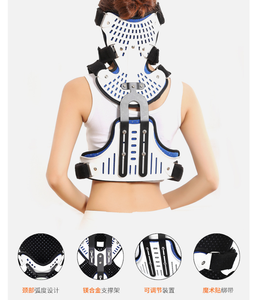 Peralatan fisioterapi medis penyangga Orthosis tulang belakang Orthosis serviks ortopedi penjepit Orthosis Orthosis toraks serviks dapat disesuaikan - Product Image 5