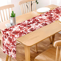 Nouvelle nappe décorative d'Halloween en tissu, chemin de table sanglant, set de table effrayant pour le camping en plein air et la décoration de fête