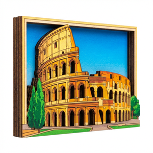 Imán de nevera de madera estilo 3D personalizado al por mayor recuerdos de uso doméstico con países de <span class=keywords><strong>San</strong></span> <span class=keywords><strong>Francisco</strong></span> para regalos de uso personal - Product Image 6