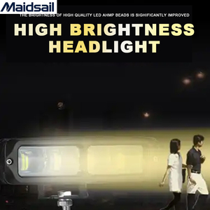 ไฟทำงาน LED กำลังสูง W132 48W ขนาด 6 นิ้ว สำหรับรถบรรทุก SUV ATV 4X4 สภาพใหม่ สี 6000k สำหรับอุปกรณ์เสริมมอเตอร์ไซค์ LED - Product Image 5