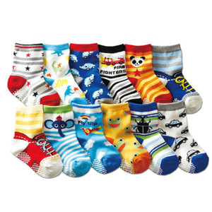 Personalizado antideslizante niños <span class=keywords><strong>niño</strong></span> no Skid tobillo <span class=keywords><strong>calcetines</strong></span> del bebé con puños - Product Image 1