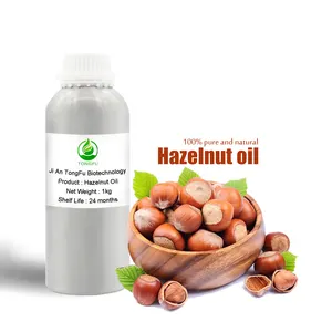 Manufacturers Private label 100% Pure Harizonaelnut Oil Hazelnut Carrier Oil Hair Growth Body Massage Oil