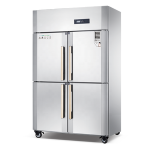 Refrigerador y Congelador Comercial Adecuado para Restaurantes, 4 Puertas, Mitad Congelador, Mitad Refrigerador, Vertical, para Helados - Product Image 3