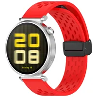 Bracelet en silicone officiel pour Watch GT5 18/20/22MM avec boucle à pression