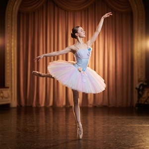 Tutú de Ballet Profesional para Niñas, Diseño de Bella Durmiente, Hada Acuática, Floral, Clásico, Tipo Pancake, Personalizado de Fábrica, Traje de Danza para Escenario - Product Image 1