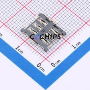 NANO-SIM-0501-P SIM Card Connector SMD Connector Plug-In Type Nano SIM Card Card Holder 1.35mm - Product Image 2