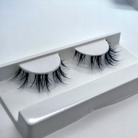 Haut de gamme vison cluster cils 3D Volume Design nouveau Kit d'extension de faux cils minces avec CD Curl en gros