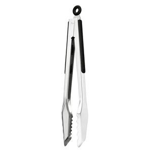 Plump Stainless Steel Barbecue Tongs Heat Resistance Flipping For Grilling Meat Steak Outdoor BBQ - Product Image 3