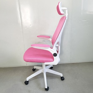 Silla básica de oficina cómoda, diseño moderno, reposacabezas ajustable, función de refrigeración con asiento ergonómico de malla transpirable - Product Image 4