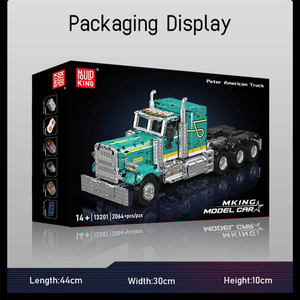 Mould <span class=keywords><strong>King</strong></span> 13201 2064PCS Serie Ingeniería RC <span class=keywords><strong>Peter</strong></span> Camión Americano Ladrillos de Construcción Modelo Coche Juguete Educativo Técnico Regalo Festivo - Product Image 6