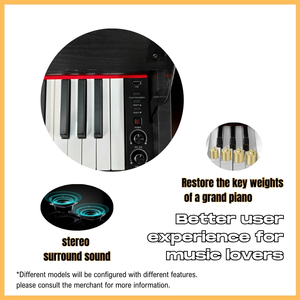 Đàn Piano Điện 88 Phím với Cơ Chế Búa Cân Bằng Cao Cấp |   Loa <span class=keywords><strong>3D</strong></span> HiFi |   Màn hình LED |   Nhà máy OEM/ODM Tùy chỉnh GHB03 - Product Image 3