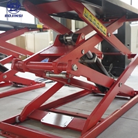 Elevador de Tijera para Autos de 4000 kg de Alta Calidad Directo de Fábrica, Elevador Hidráulico Ultra Delgado para Vehículos BJS BJS2828 con Capacidad de Elevación de 1860 mm