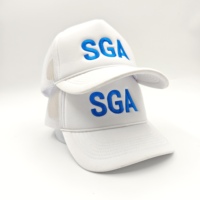 Casquette Trucker en Mousse Brodé Personnalisé Style OTTO Haute Qualité OEM Faible MOQ 5 Panneaux Dos en Maille Réglable Snapback Unisexe Tendance