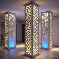 Revêtement de panneaux en aluminium de forme personnalisée avec revêtement PVDF pour murs-rideaux extérieurs et auvents d'entrée de bâtiments