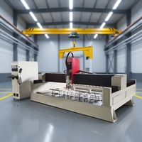 Machines automatiques CNC de découpe et de polissage de pierre de quartz avec centre ATC pour le traitement des rainures et des fentes des comptoirs en marbre