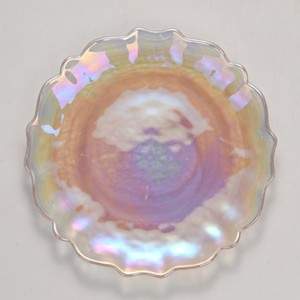 Juego de Platos de Cristal Nórdicos con Borde Dorado Iridiscente, Platos Redondos Desechables de Lujo para Cena, Ensalada, Cocina, Fiestas, Bodas Elegantes - Product Image 3