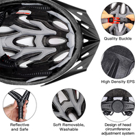 Casque de vélo léger de haute qualité certifié CPSC EN1078, casque de moto, casque de cyclisme, casque de vélo pour homme et femme