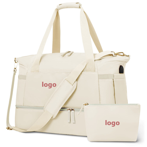 Sacs <span class=keywords><strong>de</strong></span> voyage personnalisés avec logo, sacs <span class=keywords><strong>de</strong></span> <span class=keywords><strong>sport</strong></span> en polyester avec port USB et poche à chaussures, sacs <span class=keywords><strong>de</strong></span> gym et <span class=keywords><strong>de</strong></span> <span class=keywords><strong>yoga</strong></span> - Product Image 1