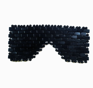 Black Obsidian Eye Care Beauty Tools Facial Stone Massager <b>Jade</b> <b>Roller</b> - Product Image 1