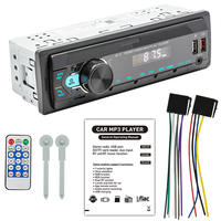 BQCC 12V 1-DIN Universal Auto Radio FM BT AUX USB/WAV MP3 Player AI Sprachsteuerung Medien-Stereoanlage mit Telefonladefunktion und 1 Jahr Garantie Autoradio