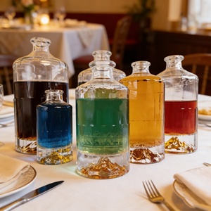 Vente directe d'usine - Bouteille en verre pour spiritueux, whisky, vodka, brandy, rhum, <span class=keywords><strong>gin</strong></span>, capacité élevée, 100 ml, 500 ml, bouteille en verre vide - Product Image 1