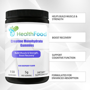 High Quality Creatine Monohydrate <b>Gummies</b> with Total Carbohydrate Build Muscle Strength Boost Recovery Delicious Convenient - Product Image 3