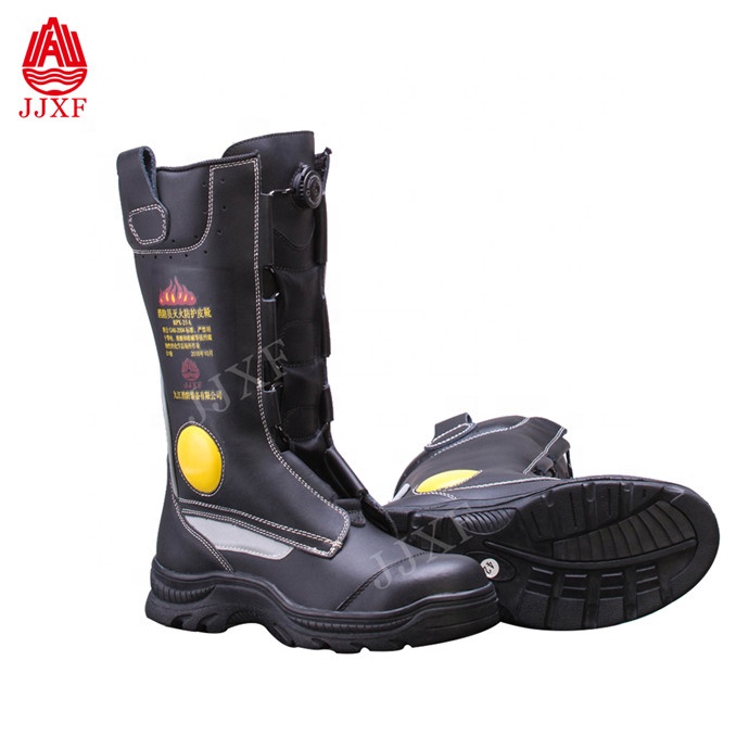 High Quality Firefighter Boots - Durable Leather Options