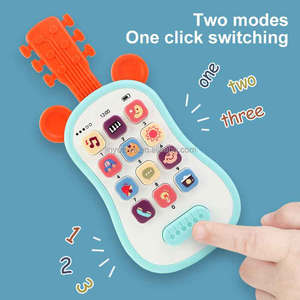 Nouveaux jouets de dentition en silicone <span class=keywords><strong>pour</strong></span> enfants <span class=keywords><strong>pour</strong></span> bébés <span class=keywords><strong>jouet</strong></span> de mitaines guitare Silicone Simulation téléphone anneau de dentition <span class=keywords><strong>Smartphone</strong></span> bébé jouets éducatifs - Product Image 4