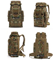 Sac à dos tactique d'extérieur transfrontalier BPL45 N5, camouflage unisexe, Oxford 600D, fermeture éclair, imperméable, randonnée, camping, voyage